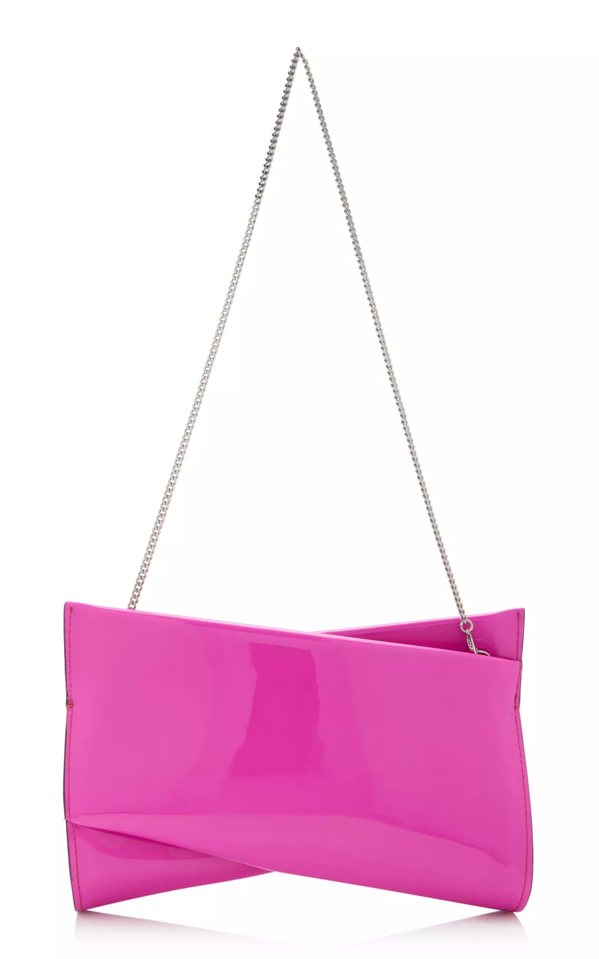 Loubitwist Patent Leather Clutch