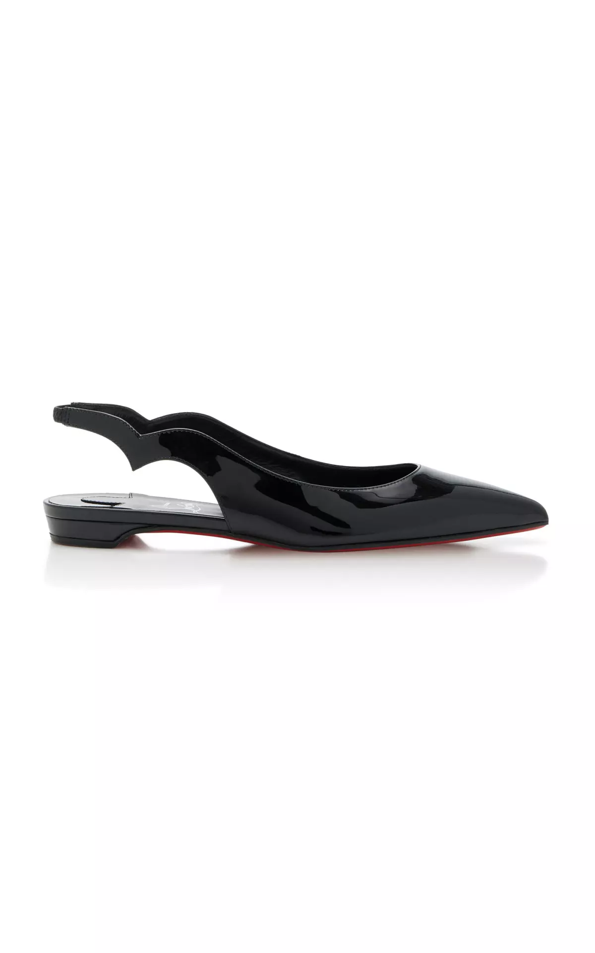 Hot Chick Patent Leather Slingback Flats