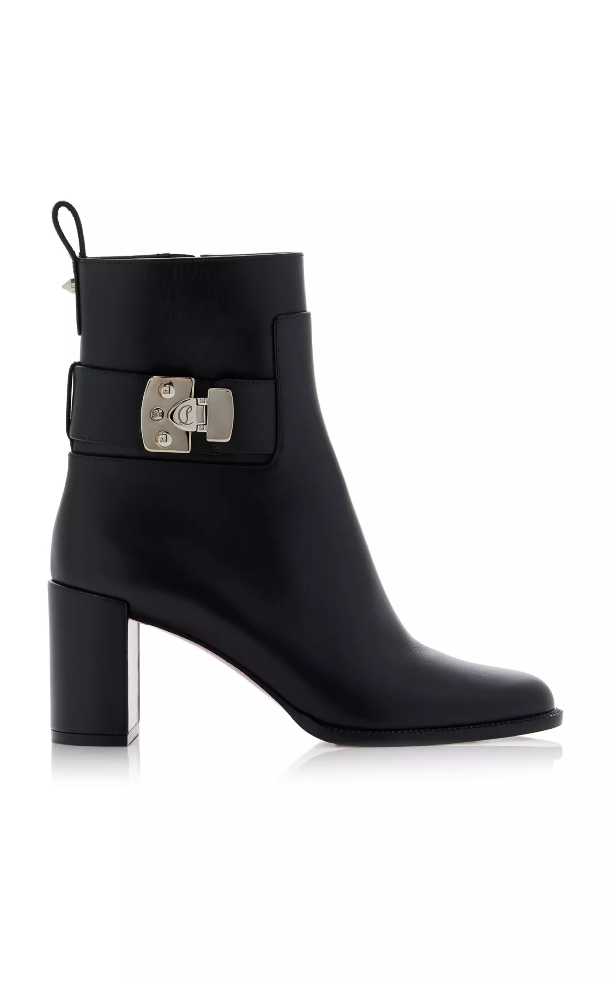 Booty Lock 70mm Leather Ankle Boots