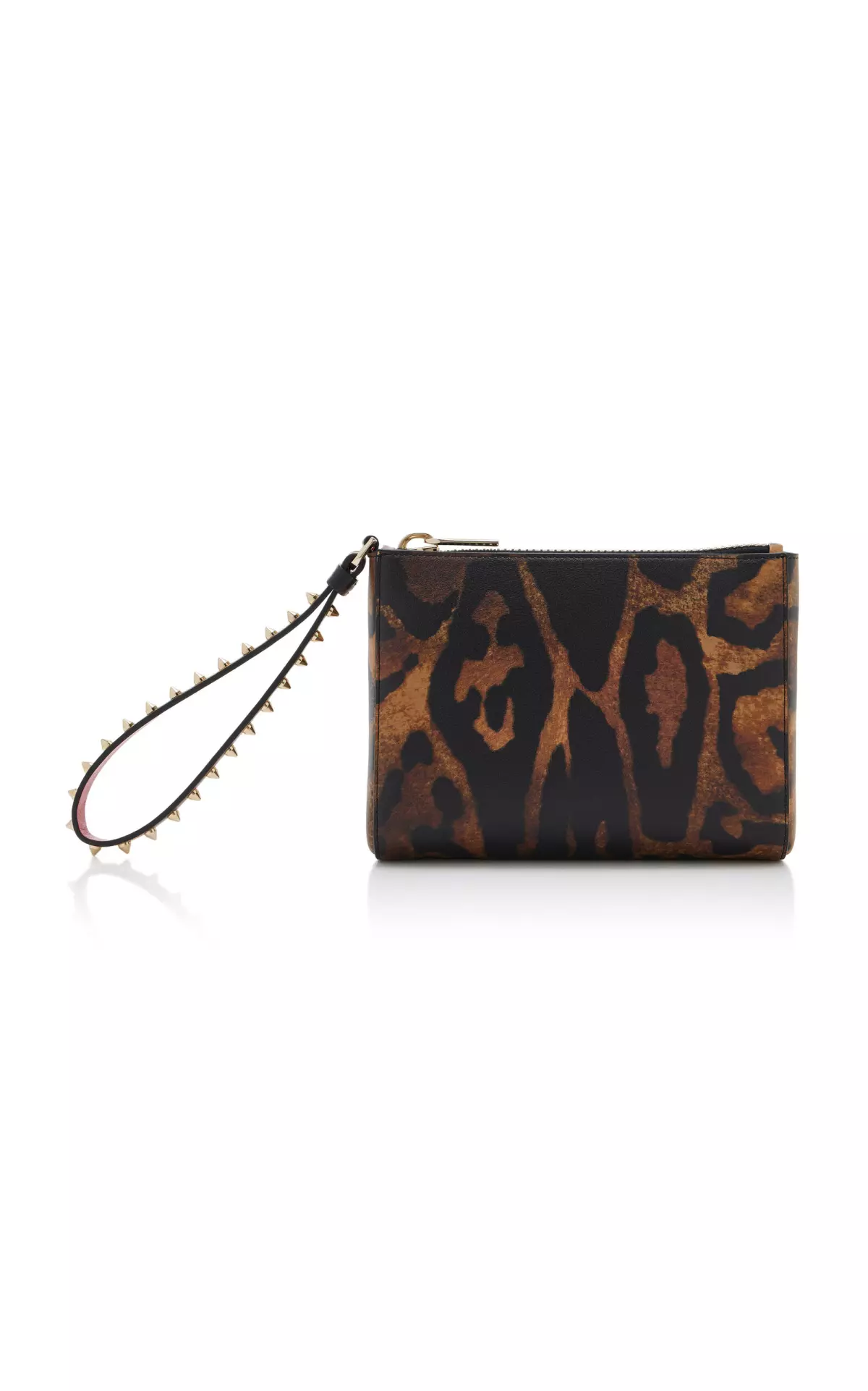 Cabata Mini Leopard Leather Pouch