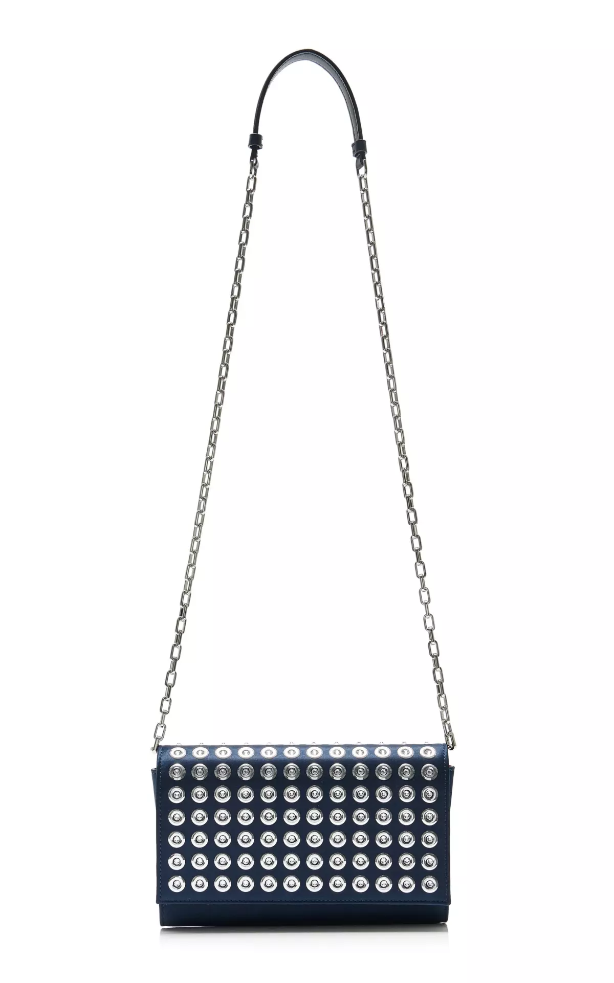 Paloma Studded Satin Clutch