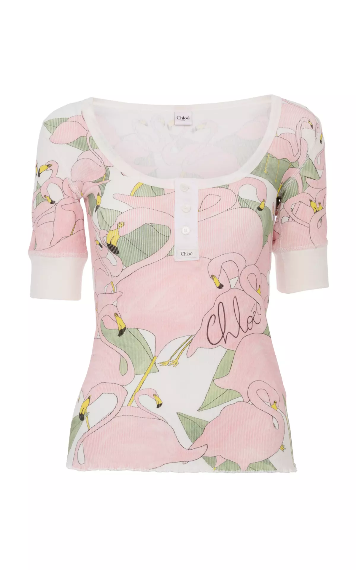 Printed Cotton-Jersey Top