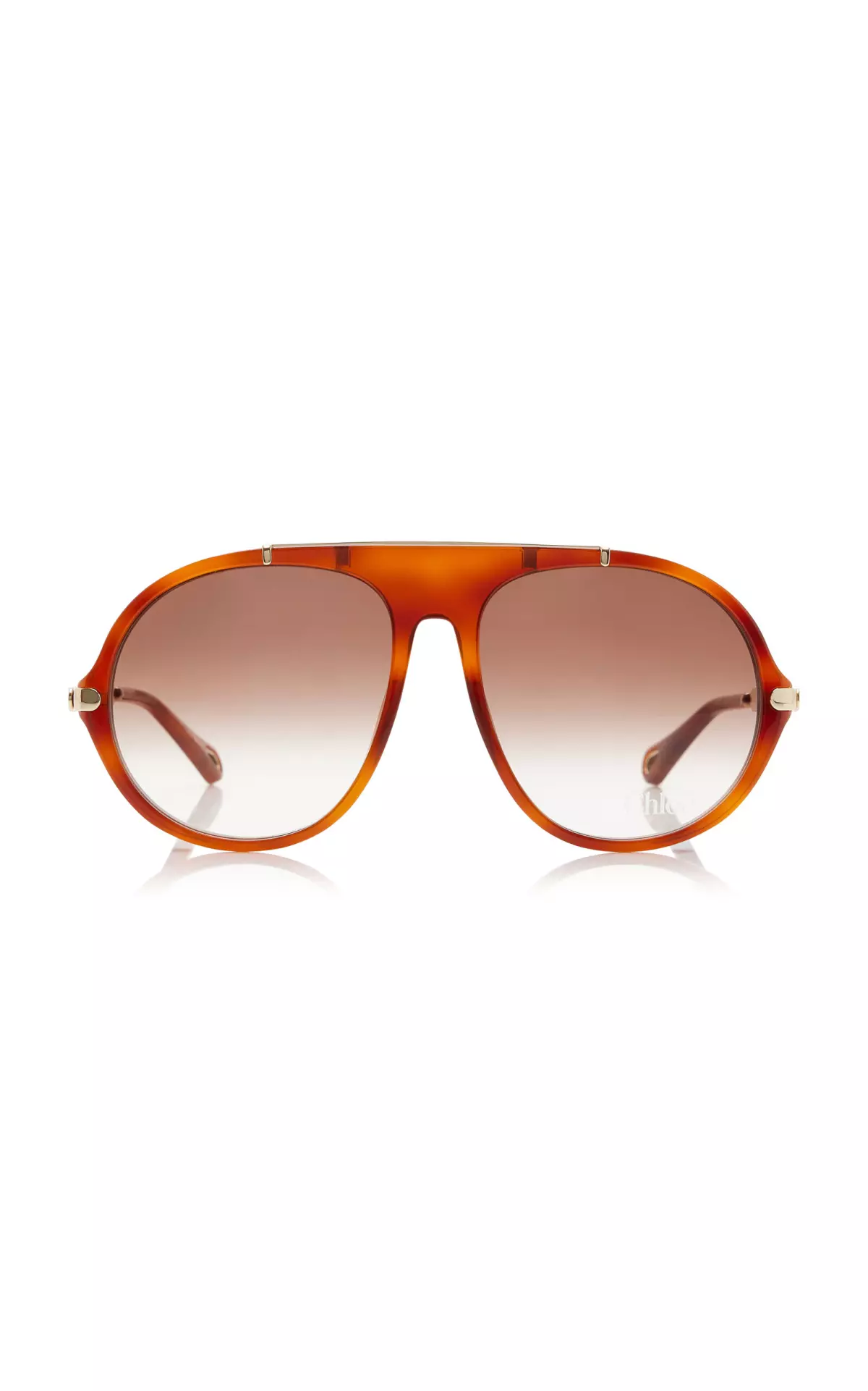 Aviator-Frame Acetate Sunglasses