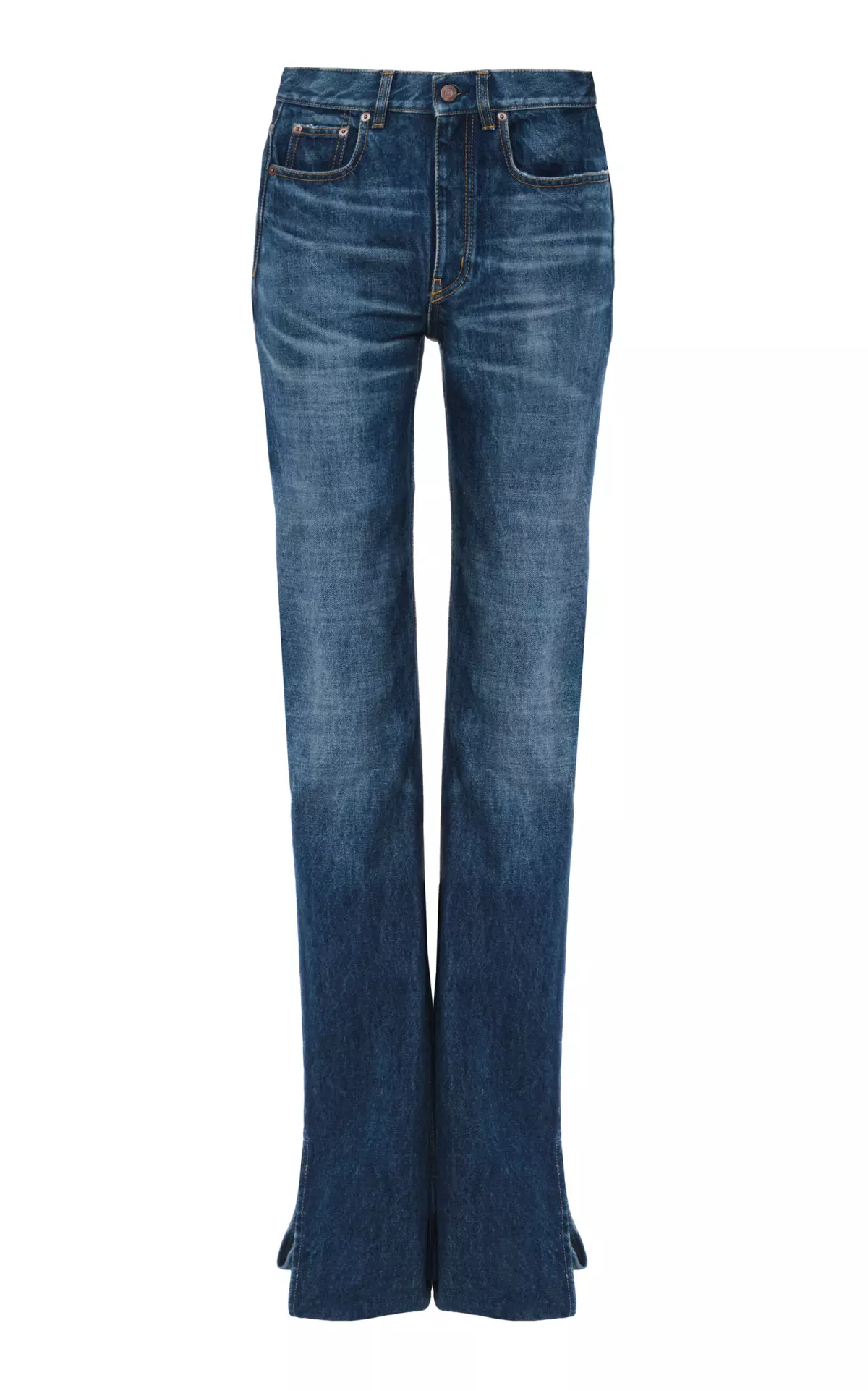 Rigid High-Rise Straight-Leg Jeans