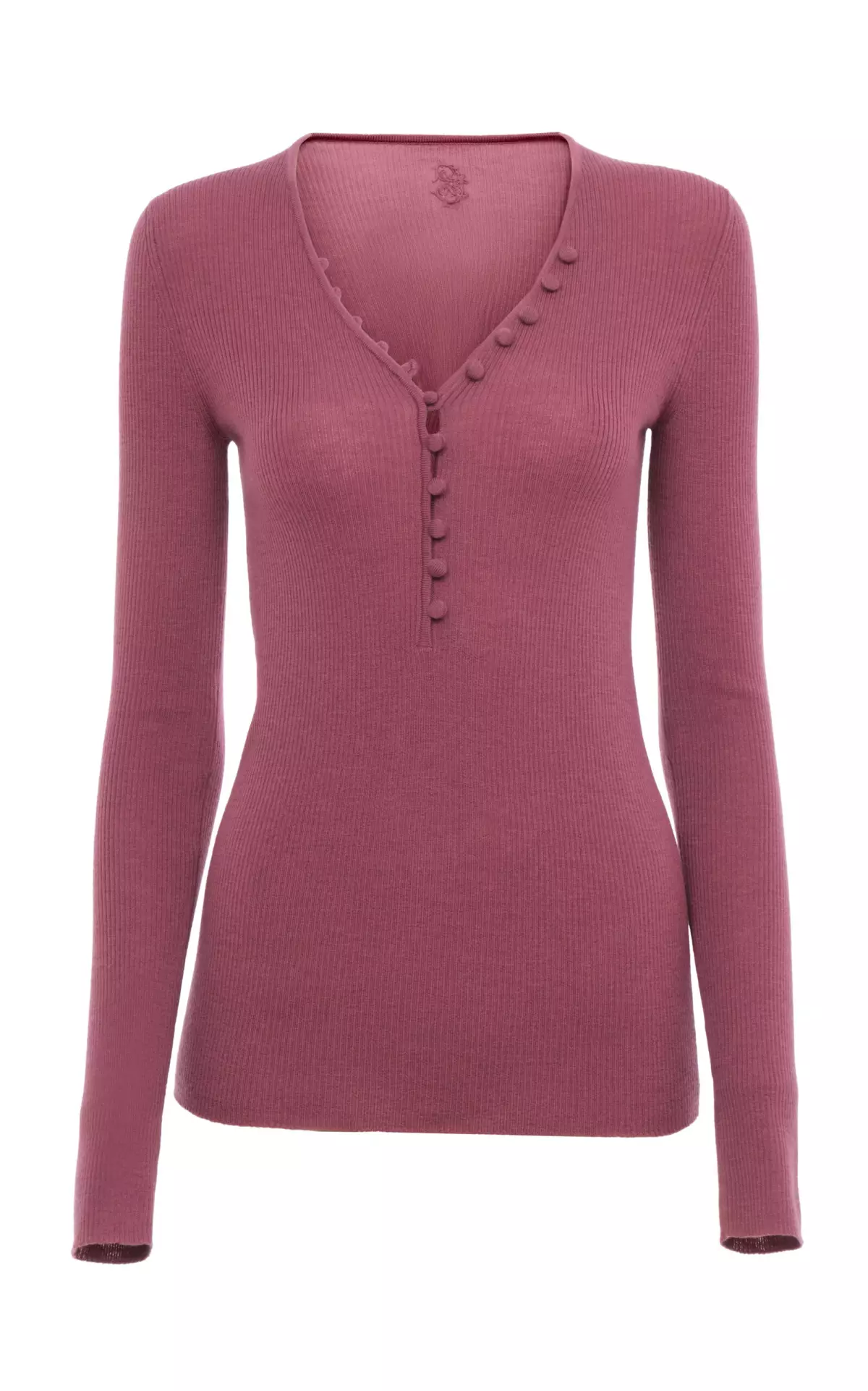 Merino Wool Henley Top