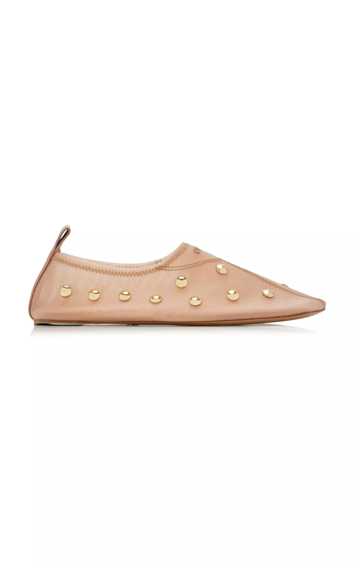 Rita Mesh Studded Ballet Flats