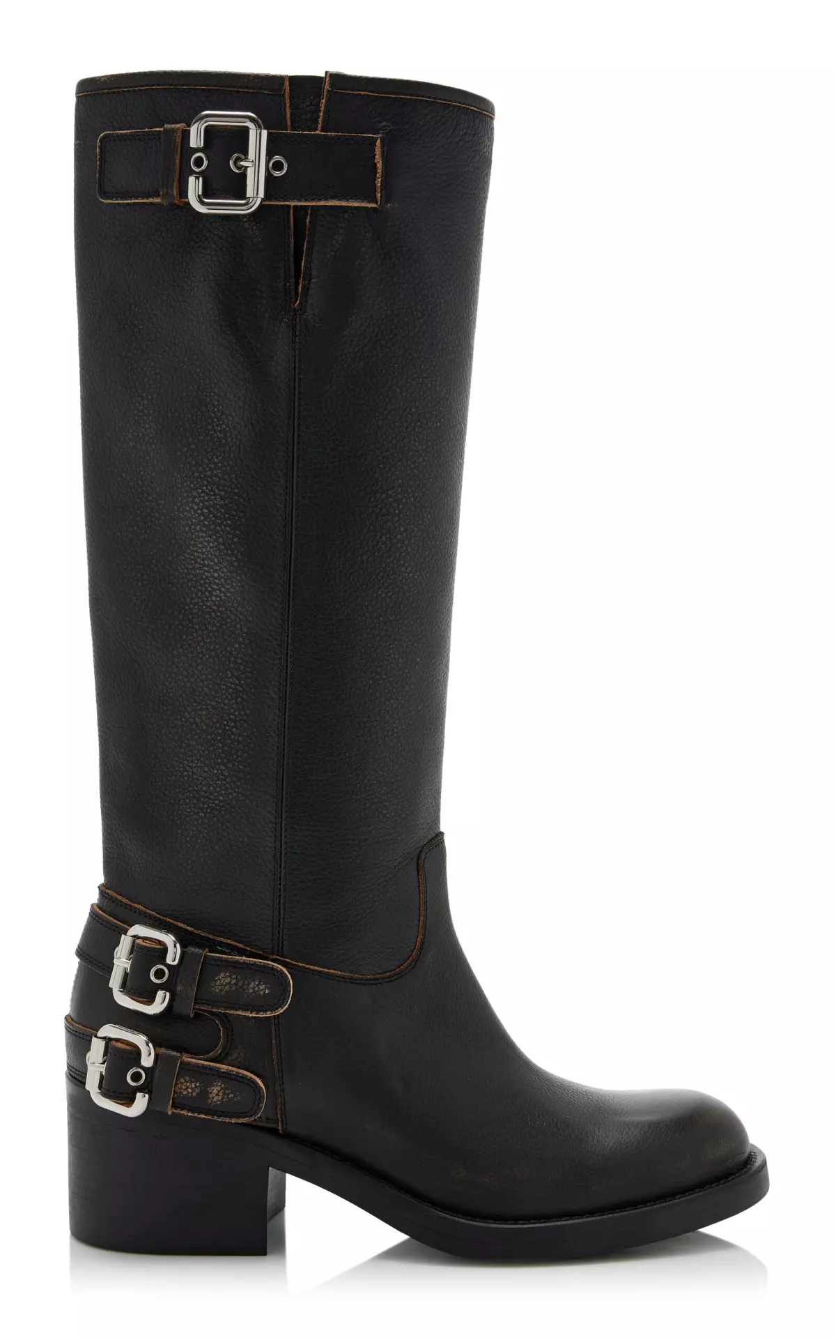 Dakota Leather Knee Boots