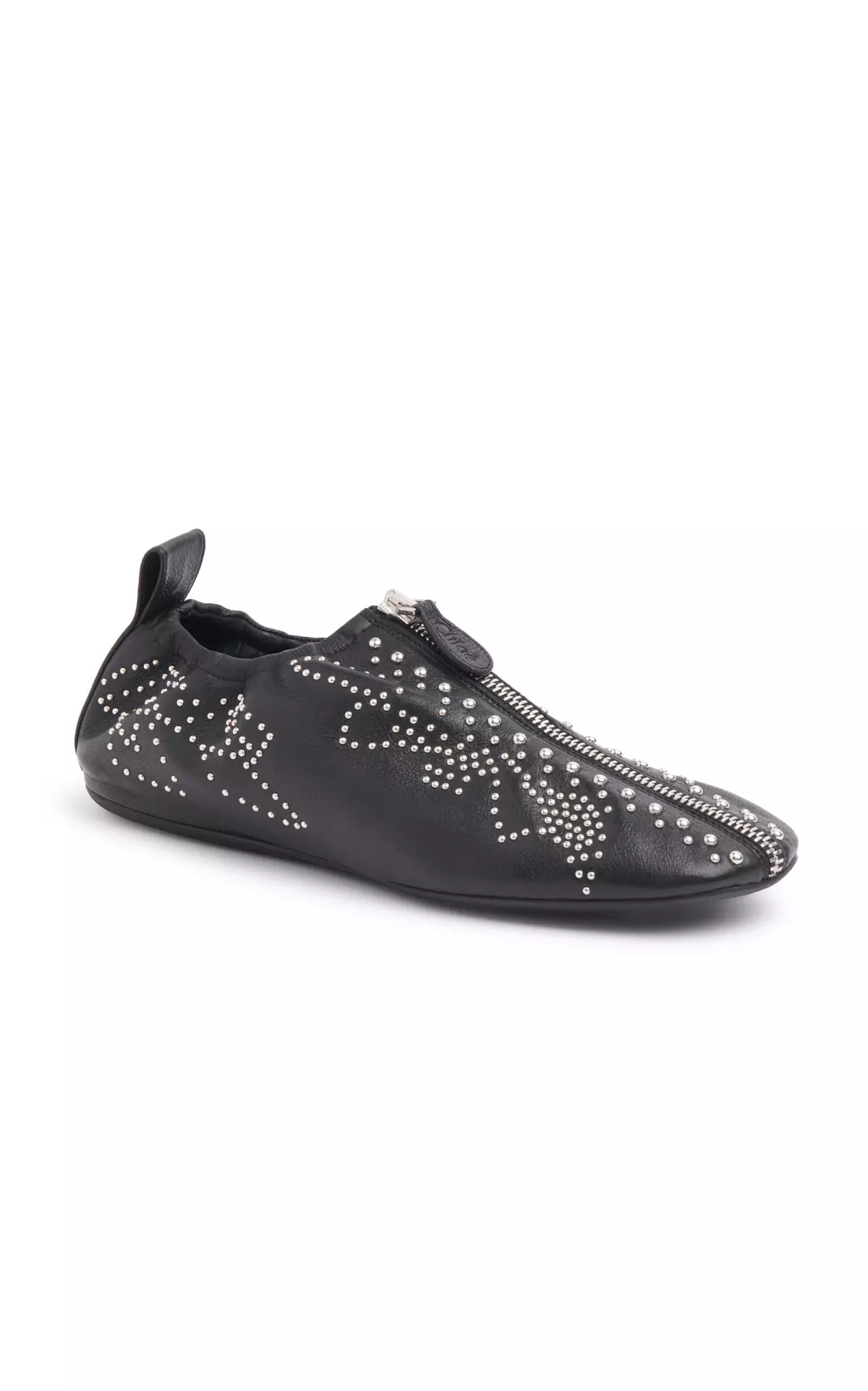 Susan Studded Leather Flats