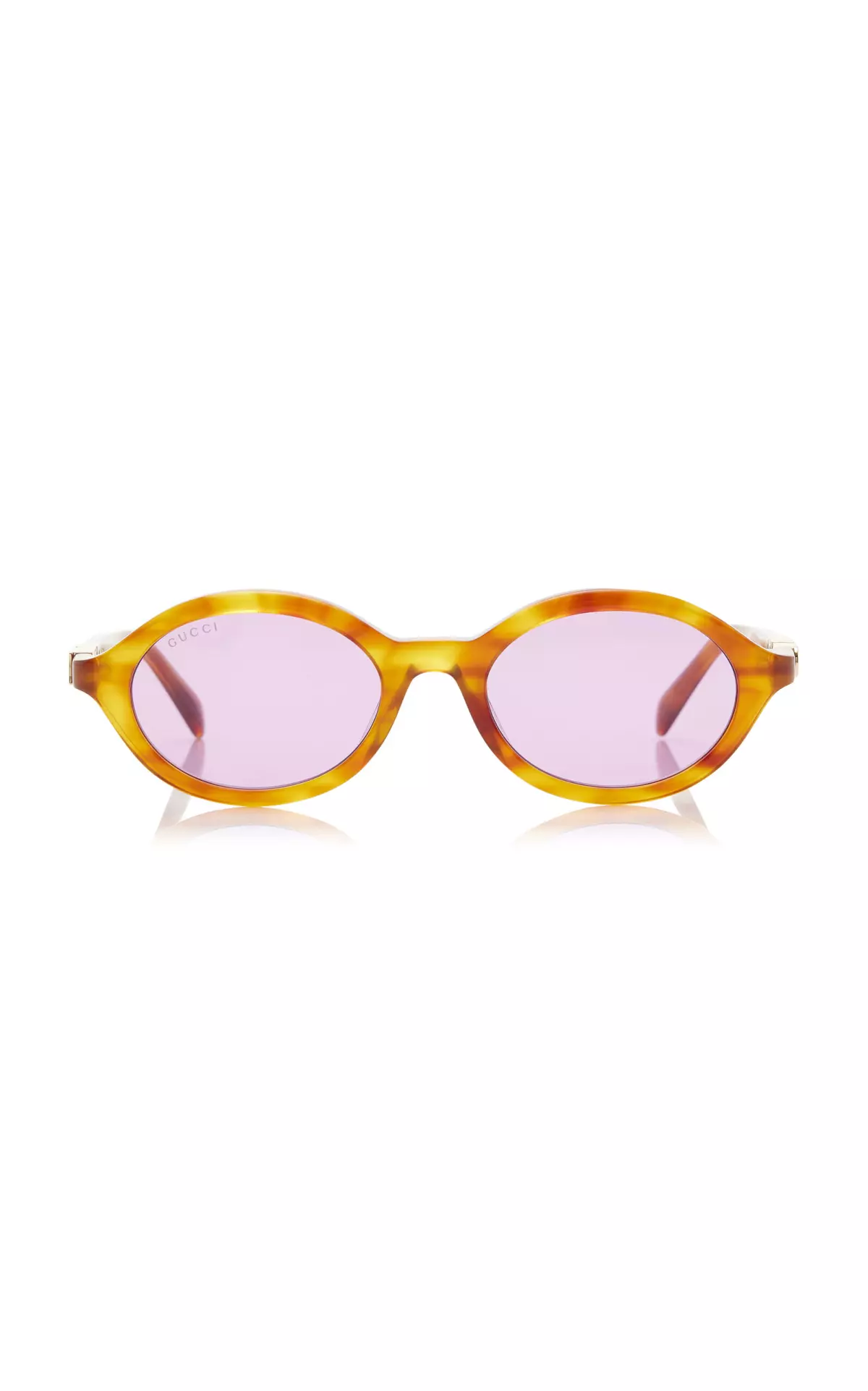 Round-Frame Acetate Sunglasses