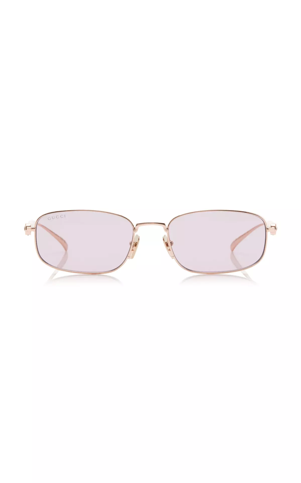 Square-Frame Metal Sunglasses