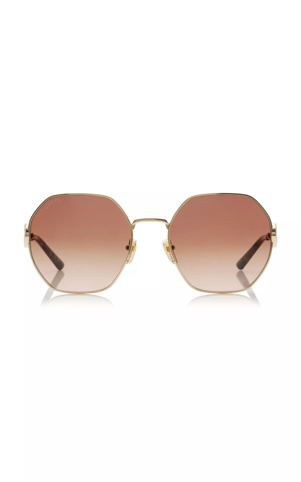 Round-Frame Metal Sunglasses
