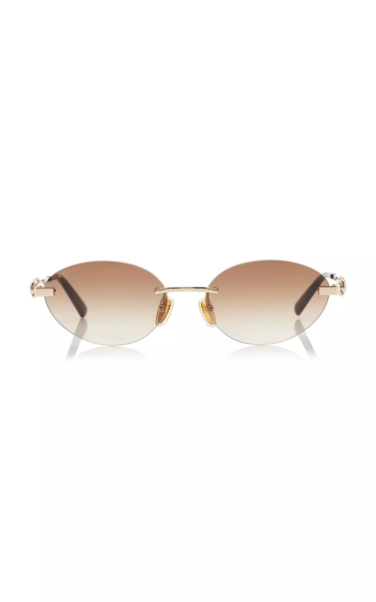 Round-Frame Metal Sunglasses