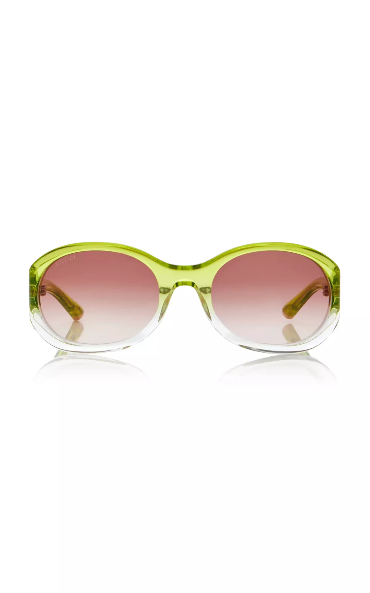 Round-Frame Acetate Sunglasses