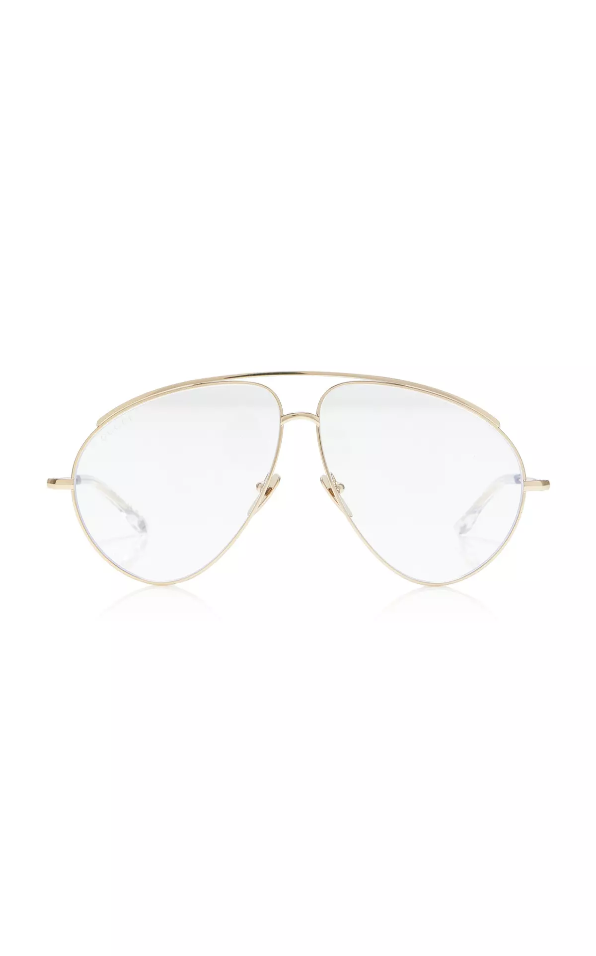 Aviator-Frame Metal Sunglasses