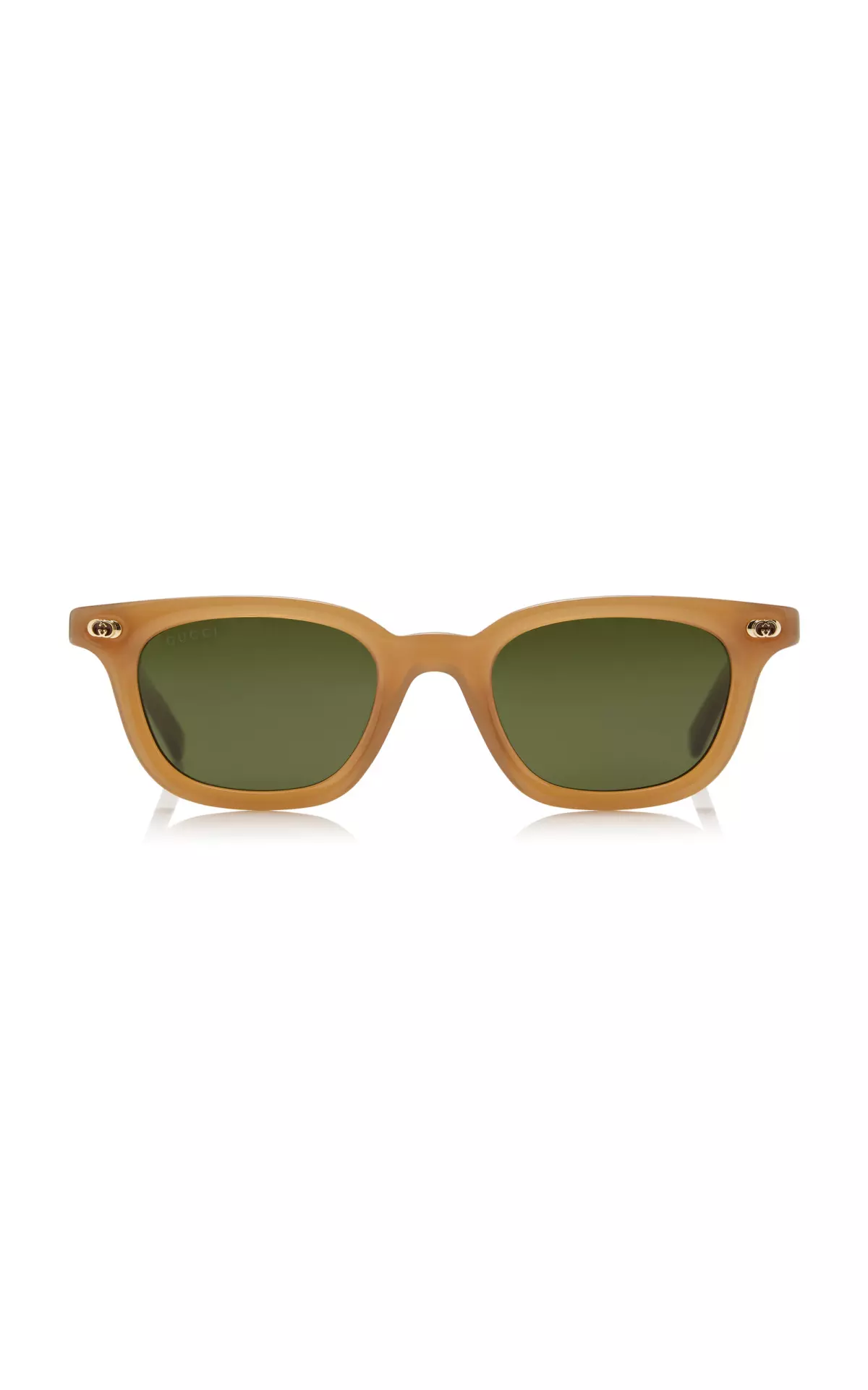 Rectangle-Frame Acetate Sunglasses
