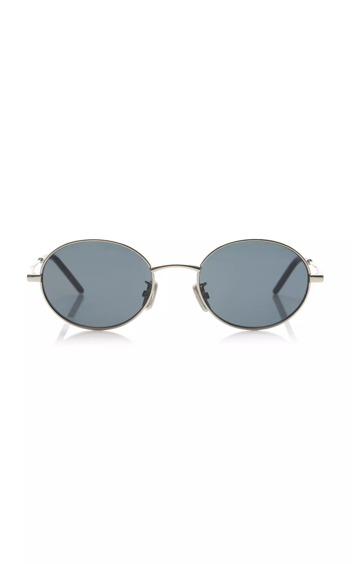 City Round-Frame Metal Sunglasses