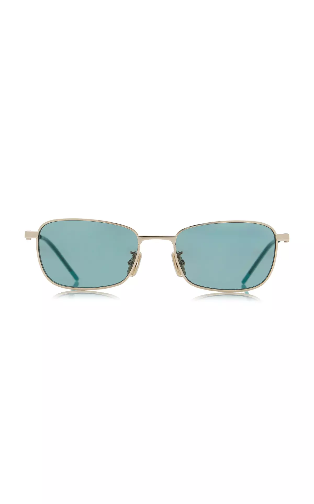 Speed Square-Frame Metal Sunglasses