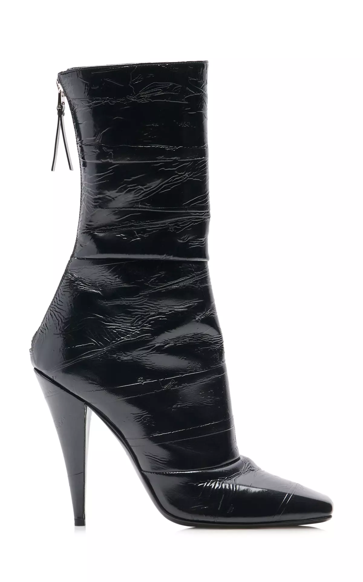 Tape Animation Leather Ankle Boots