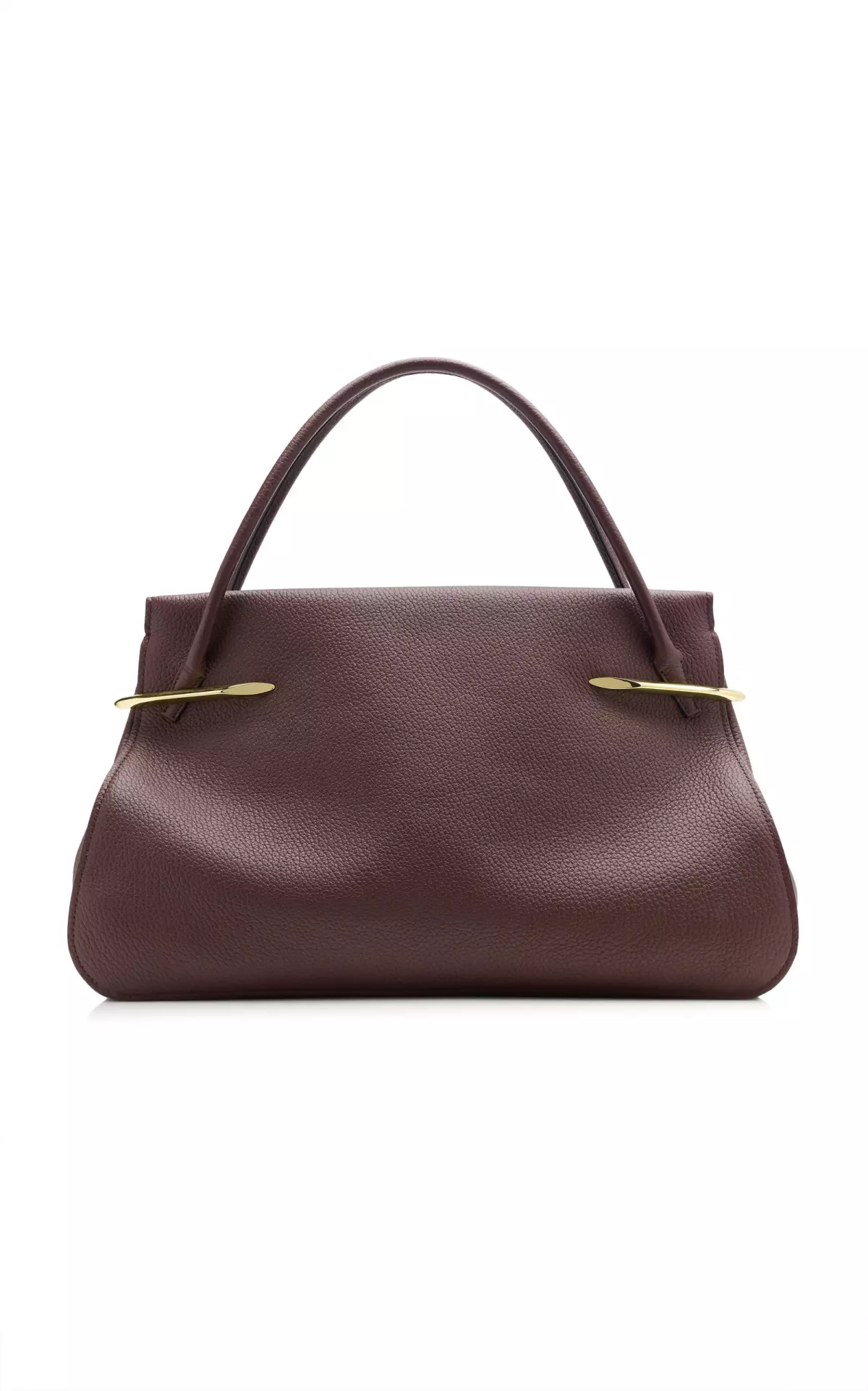 Pinch Leather Top-Handle Bag