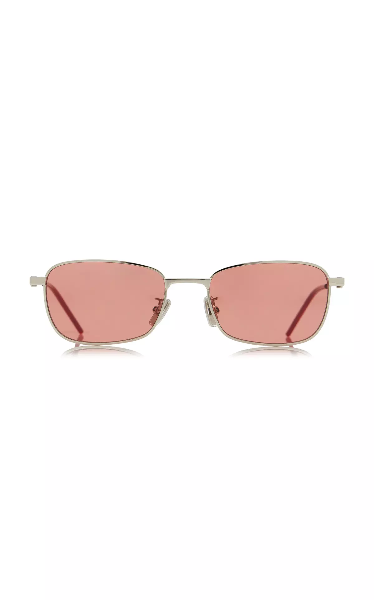 Speed Square-Frame Metal Sunglasses