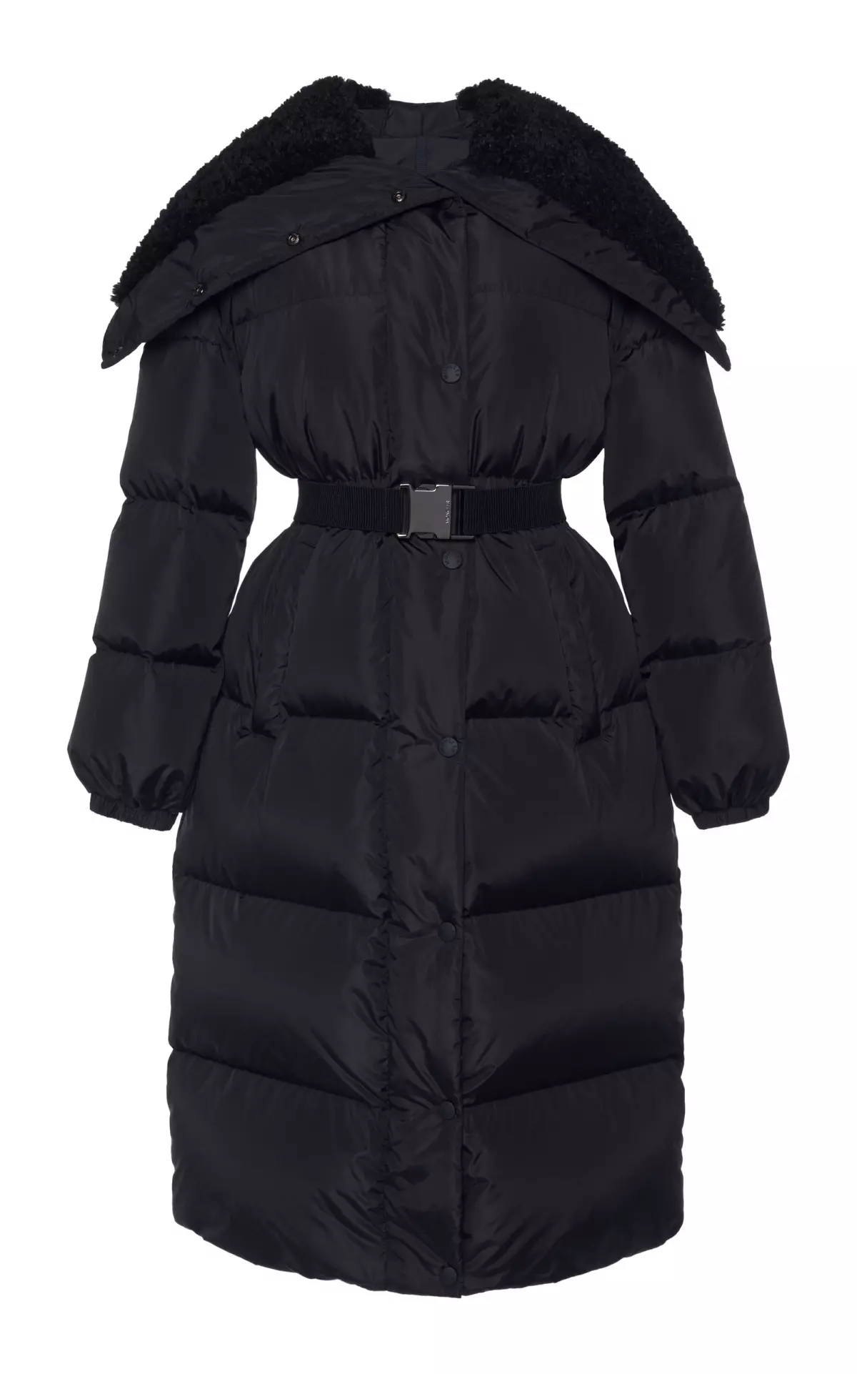 Bruneaux Shearling-Trimmed Nylon Down Coat