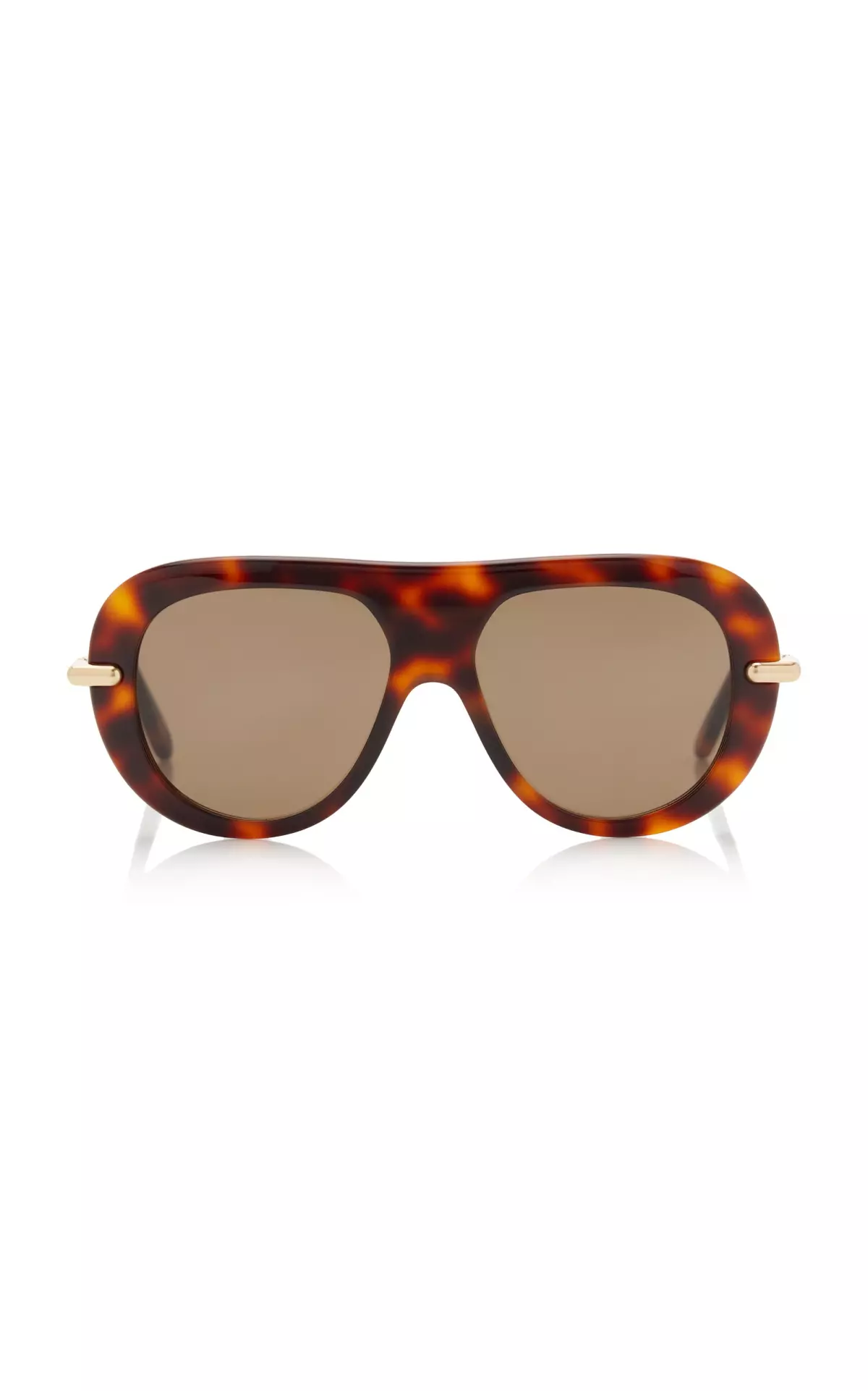 Aviator-Frame Acetate Sunglasses