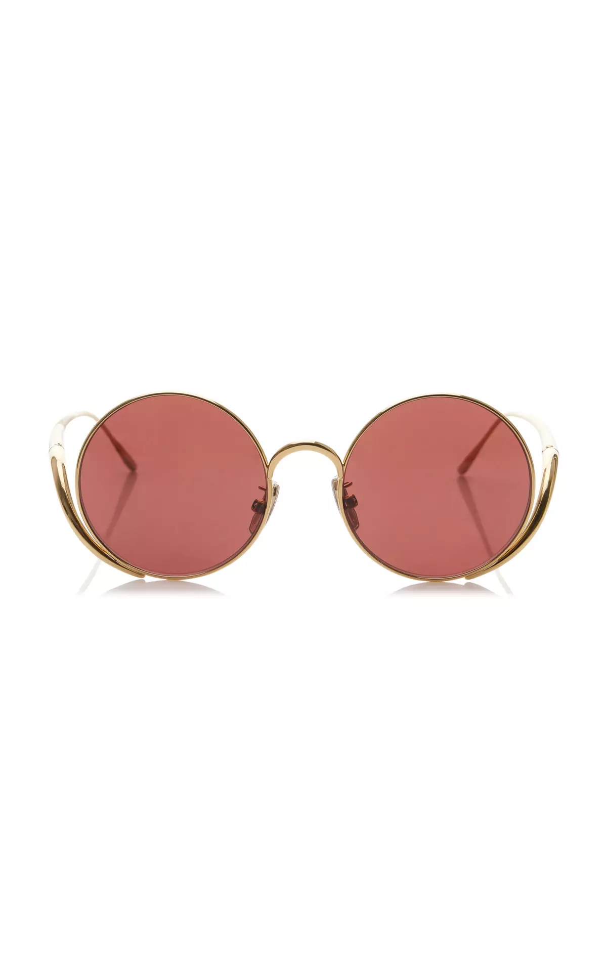 Island Round-Frame Metal Sunglasses
