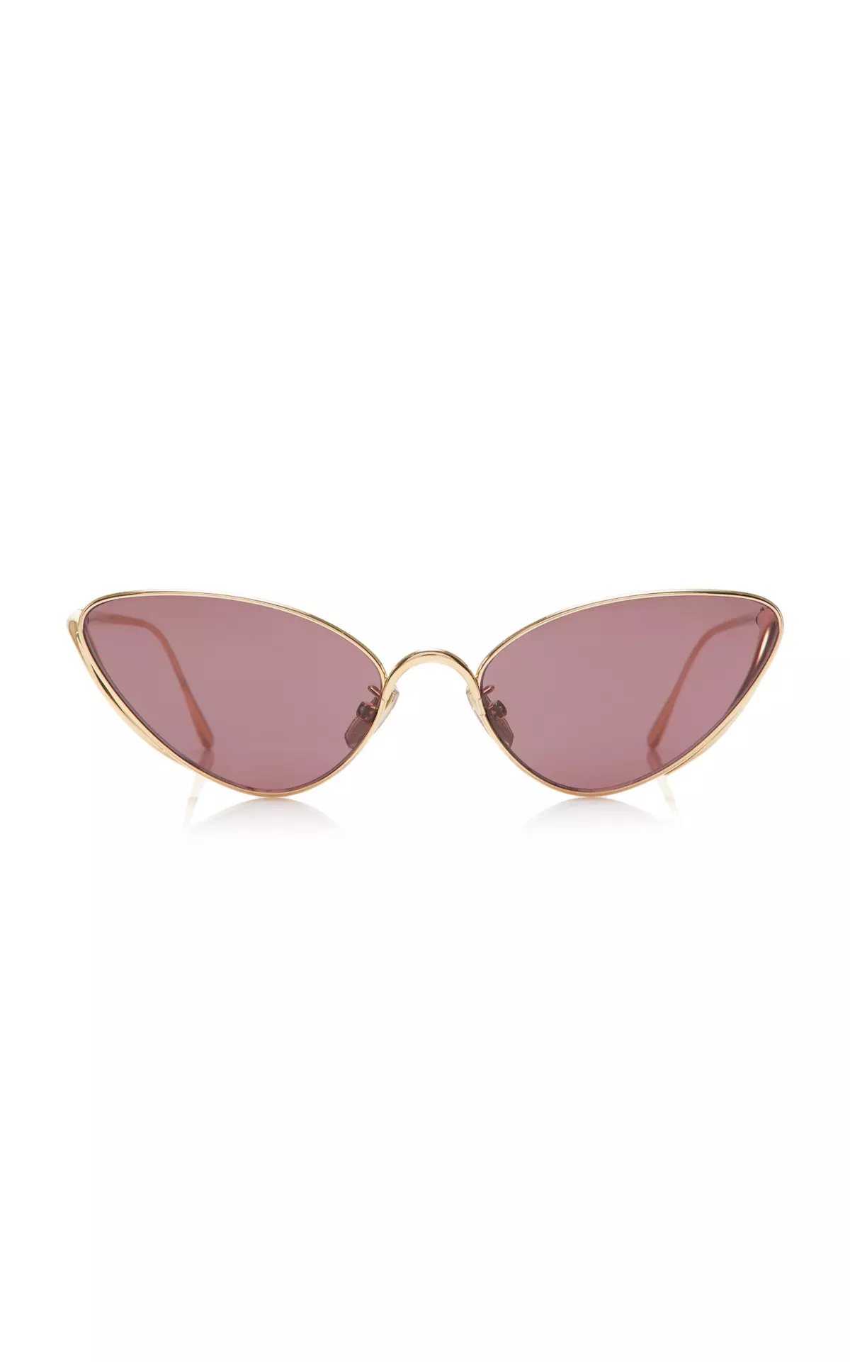 Shooting Star Cat-Eye Metal Sunglasses
