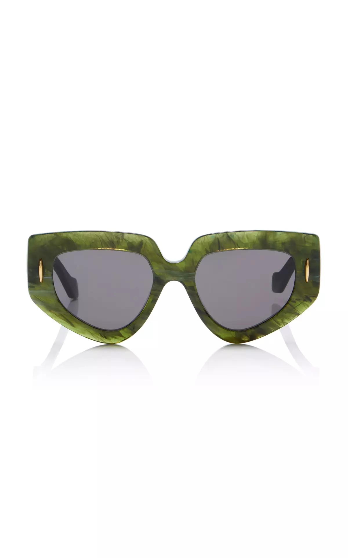 Butterfly-Frame Acetate Sunglasses