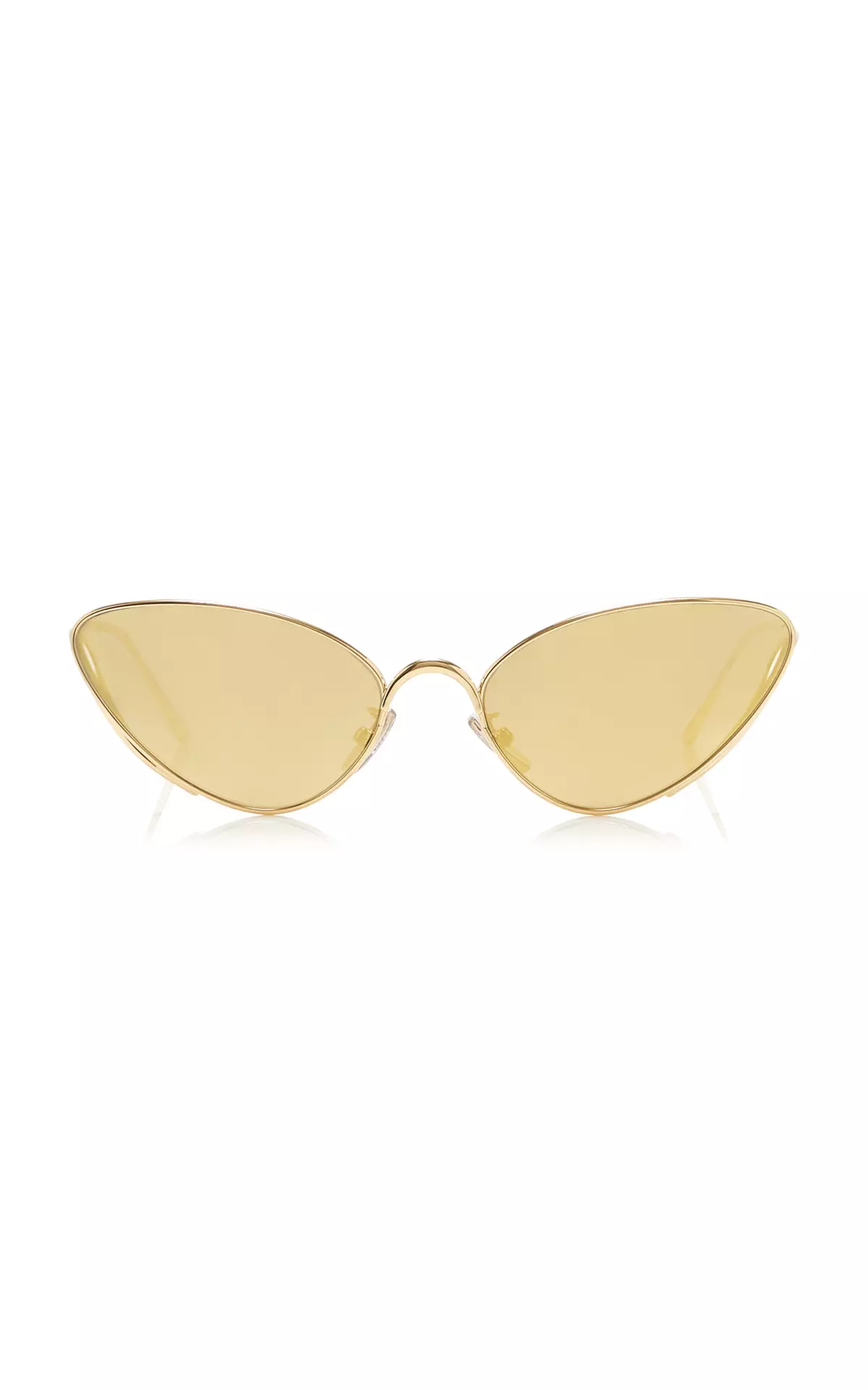Shooting Star Cat-Eye Metal Sunglasses