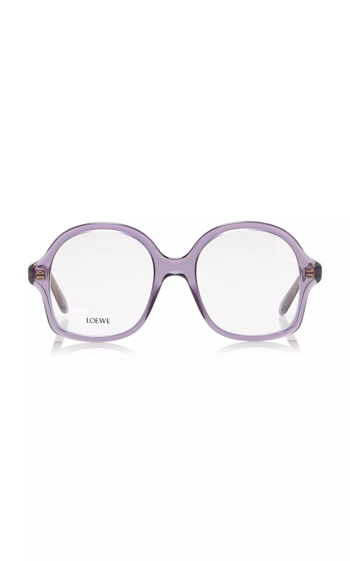 Oversized Round-Frame Acetate Glasses