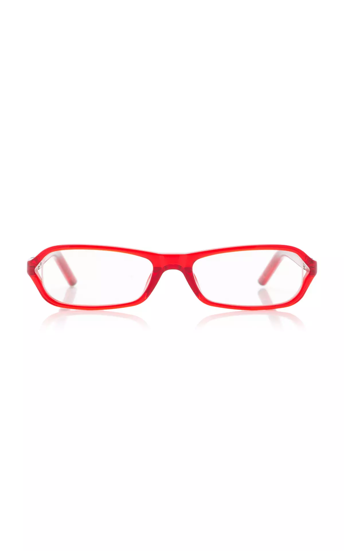 Slim Square-Frame Acetate Glasses