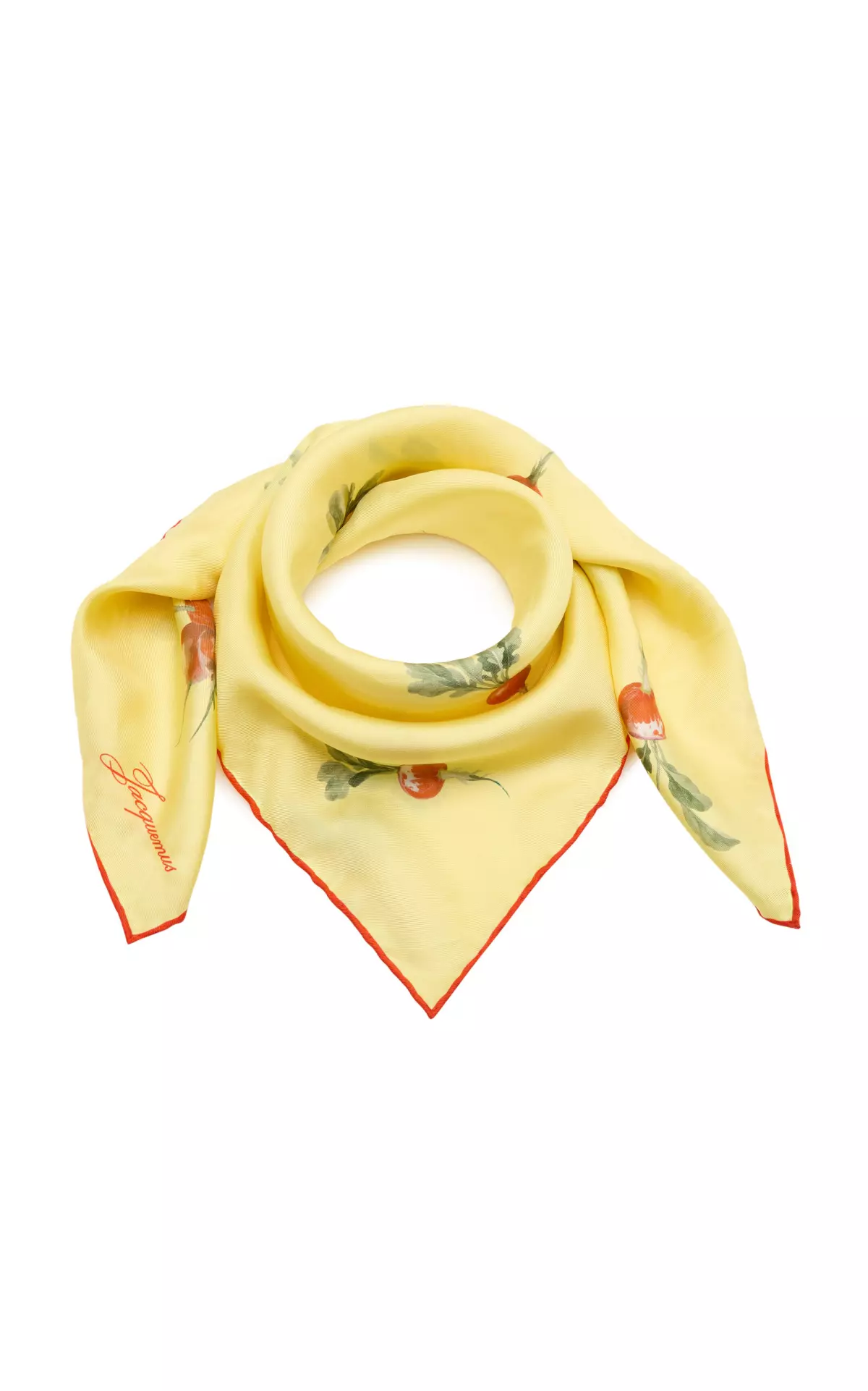 The Radish Silk Scarf