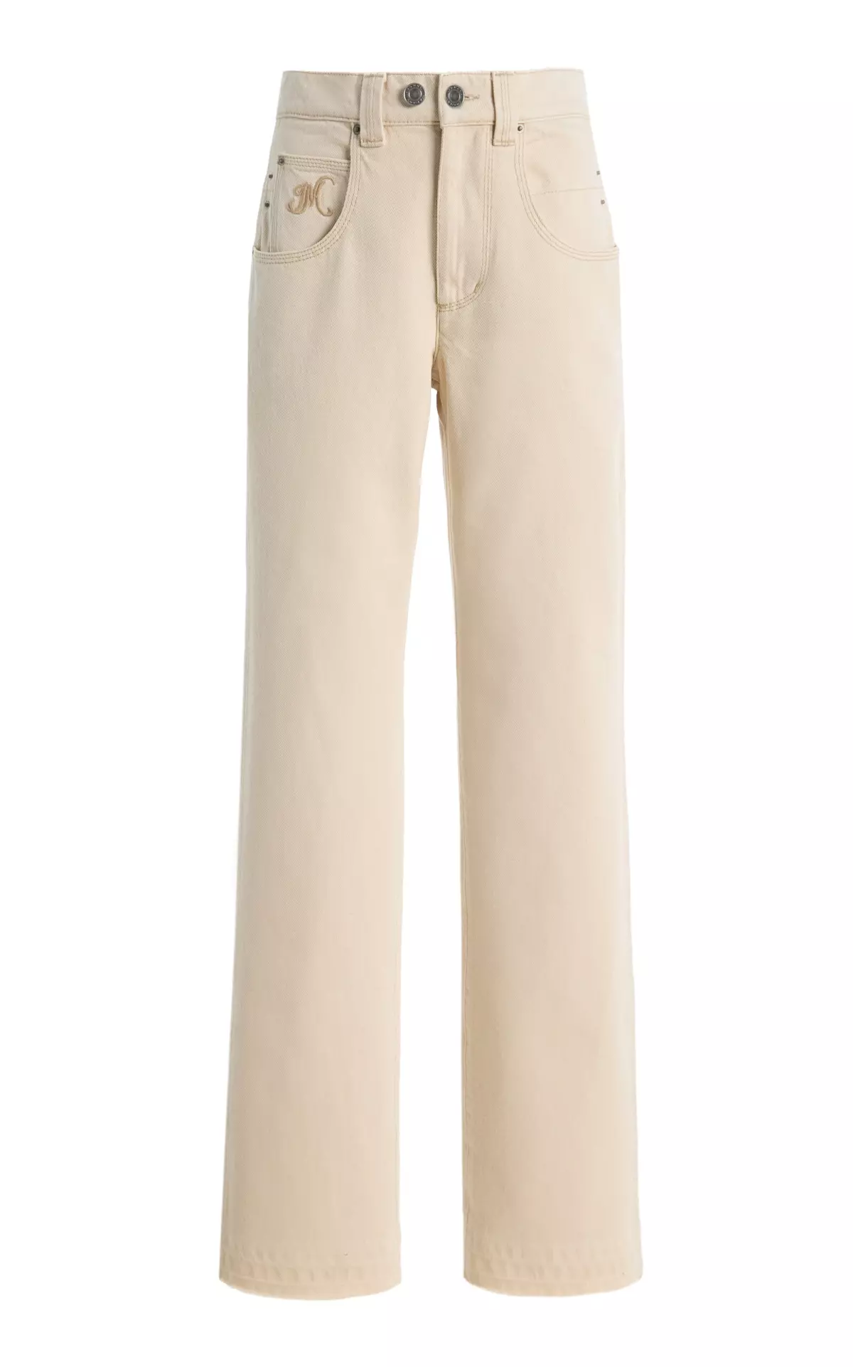 Jeyda Rigid Mid-Rise Straight-Leg Jeans