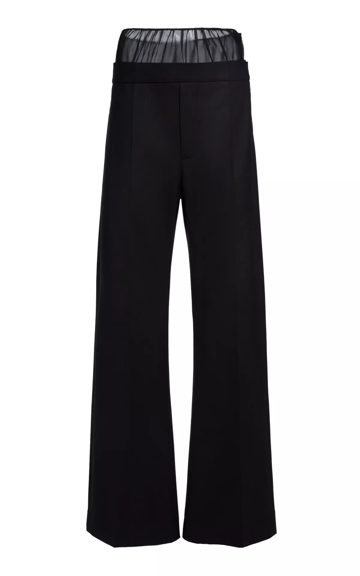 Moda Exclusive Sheer Panel Trousers