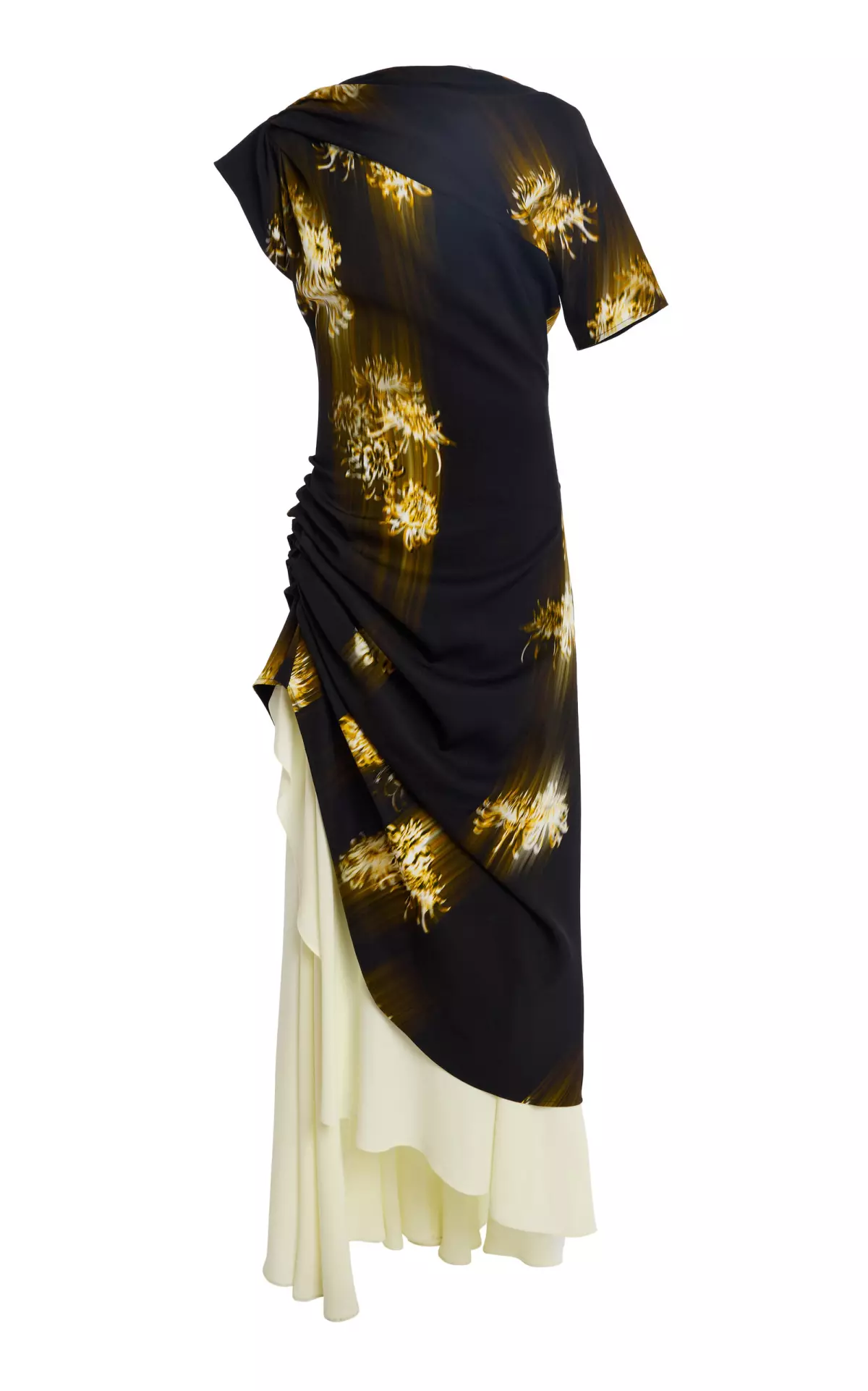 Antonella Printed Crepe Maxi Dress