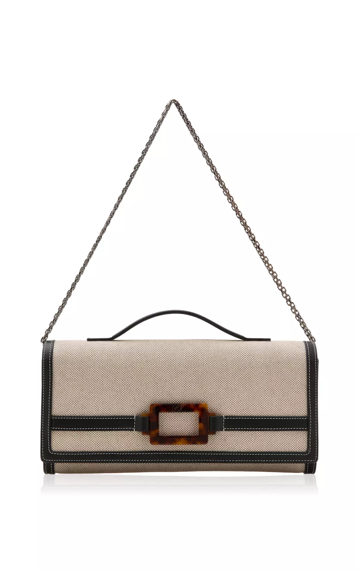 Belle Vivier Canvas Clutch