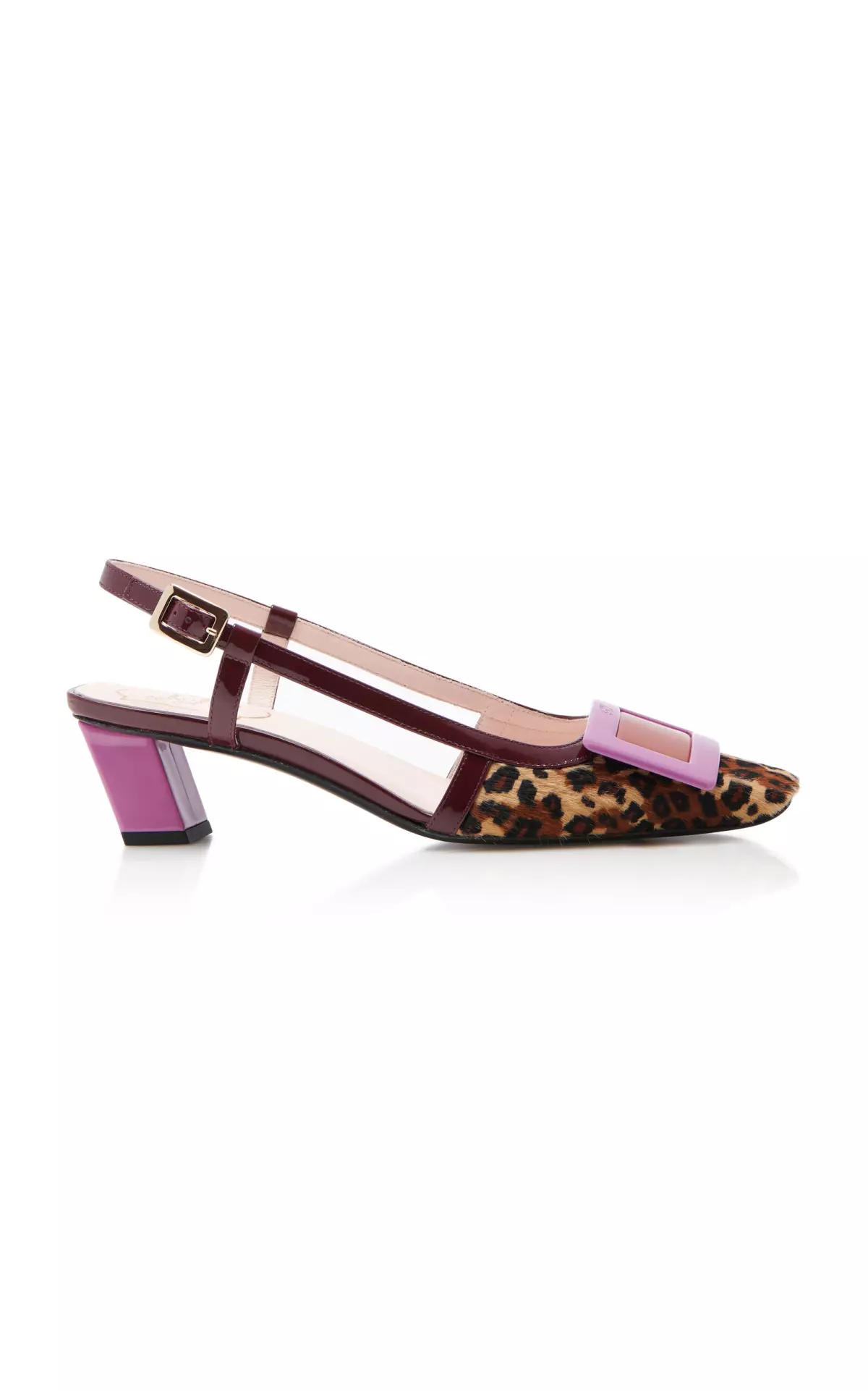 Belle Vivier Ponyhair Slingback Pumps