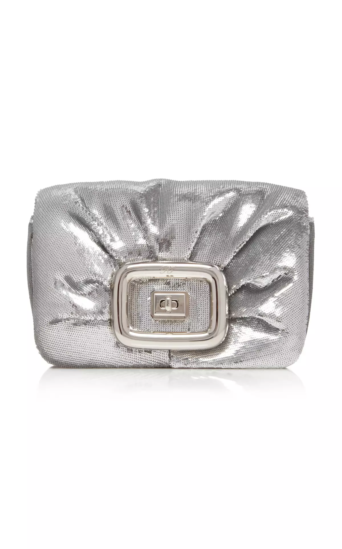 Viv Choc Sequined Leather Mini Bag